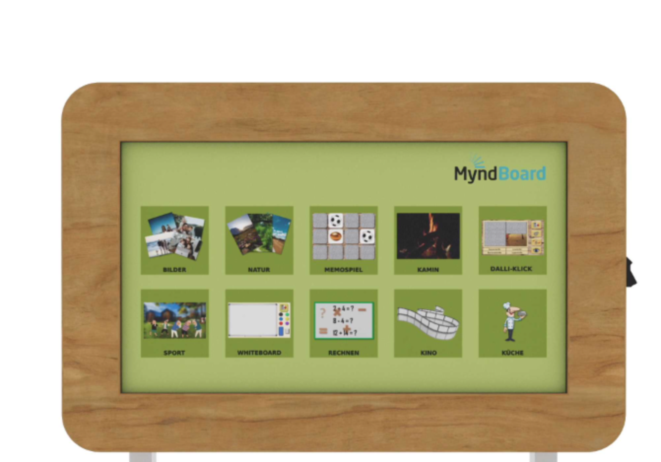 Das Myndboard. KI in Pflege-, Alten-  und Behinderteneinrichtungen.